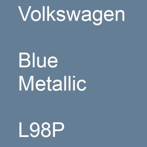 Volkswagen, Blue Metallic, L98P.